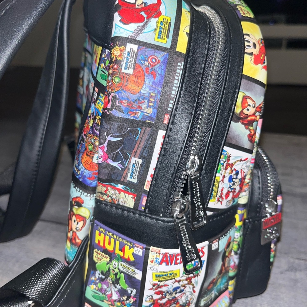 Loungefly Marvel Comic Print Backpack - image 4